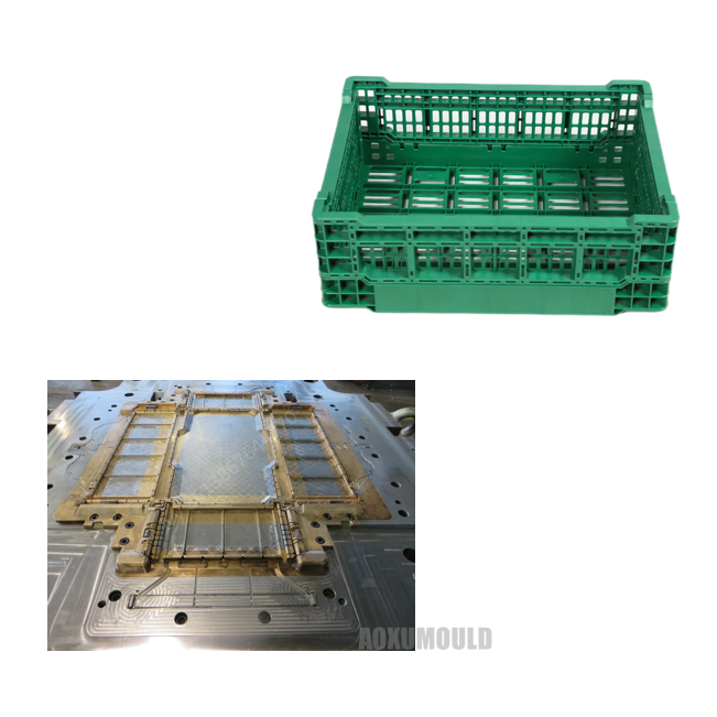Plastic Foldable Fruit Crate Mould